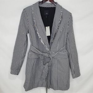 River Island Women's Houndstooth Coat